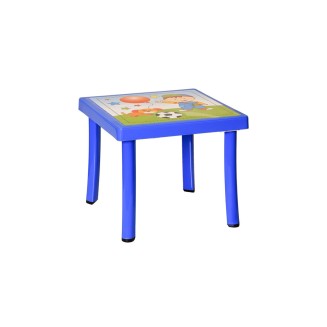 Baby Design Desenli Kare Çocuk Masası (50x50 cm) - Çocuk Odası Mobilyaları